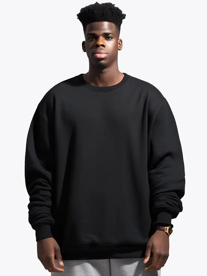 Pull décontracté à col rond pour homme
