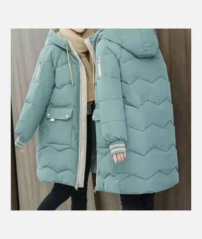 Manteau d'hiver femme élégant et chaud
