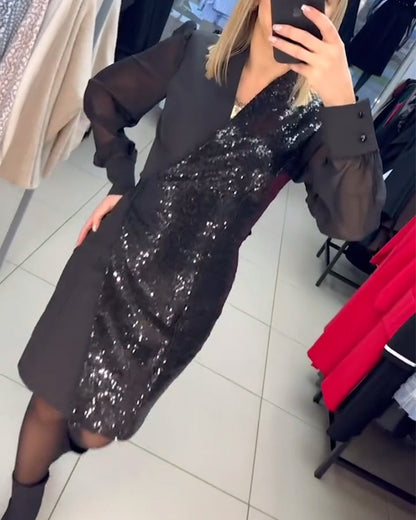 Robes de soirée élégantes à paillettes