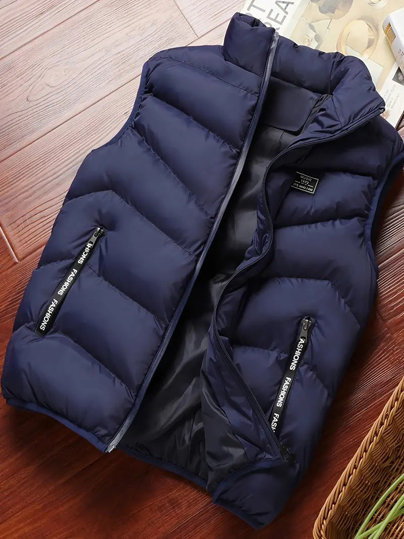 Veste décontractée pour homme à fermeture éclair tendance