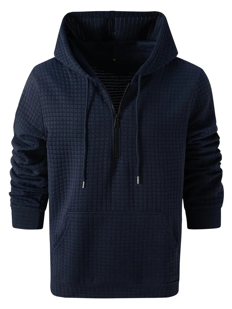 Sweat à capuche léger gaufré pour homme Sportif