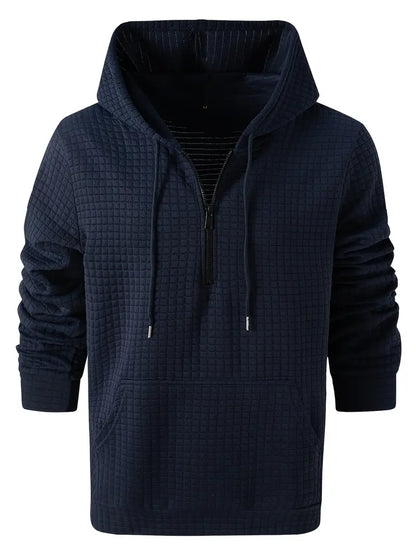 Sweat à capuche léger gaufré pour homme Sportif