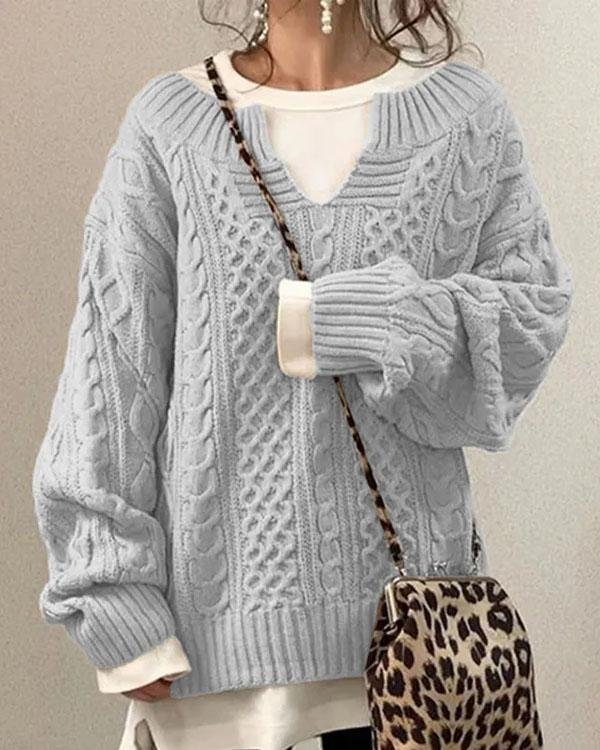 Pull doux, chaud et élégant