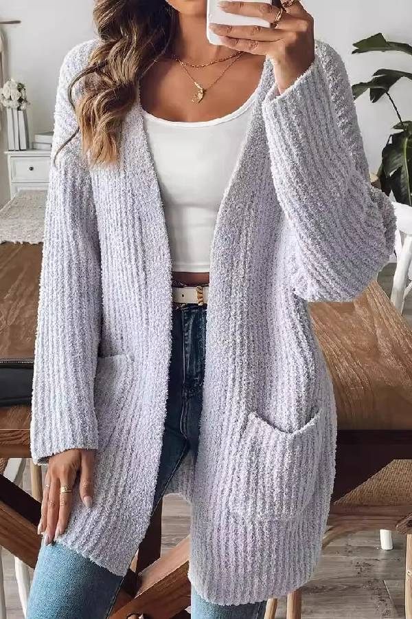 Veste décontractée élégante Deux poches Tendance