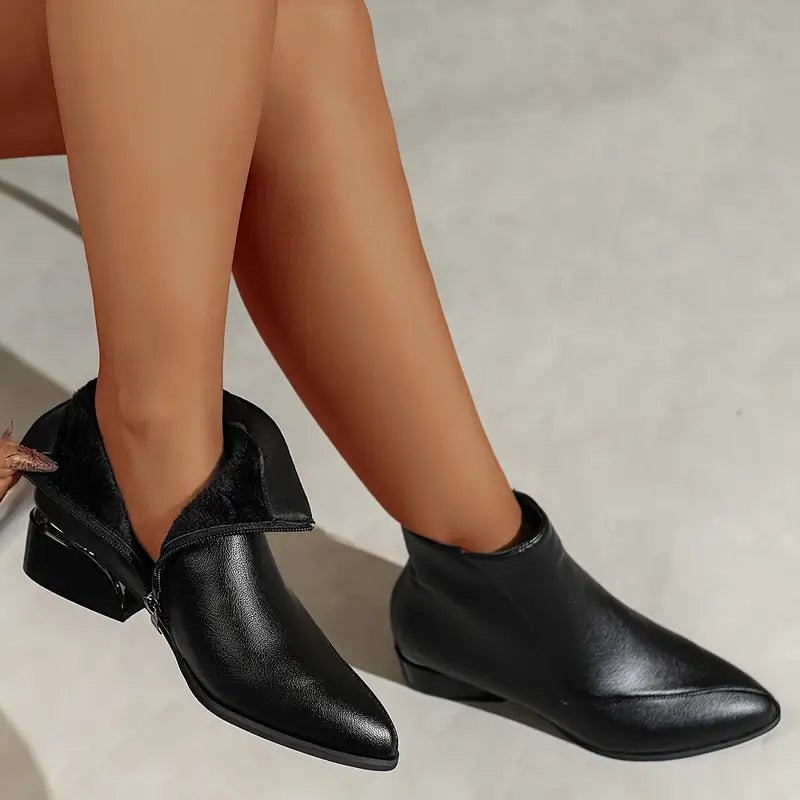 Bottines Femme Chunky Talon Bas