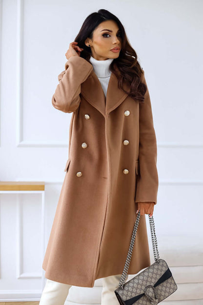 Veste femme tendance avec fermeture à double boutonnage