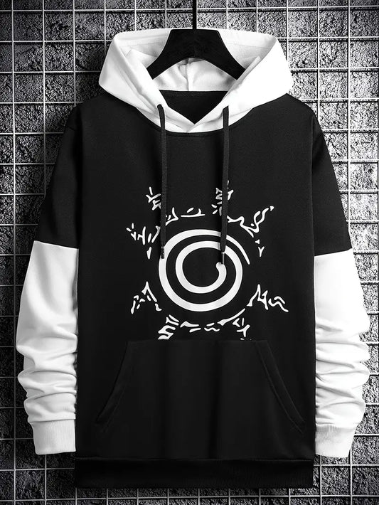 Lässiger Herren Pullover Kapuze Casual Style - IdealeKleiden