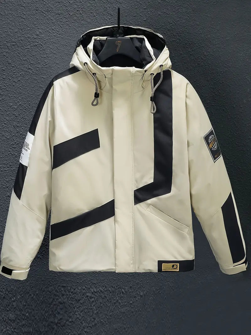 Veste d'hiver homme coupe-vent isolée