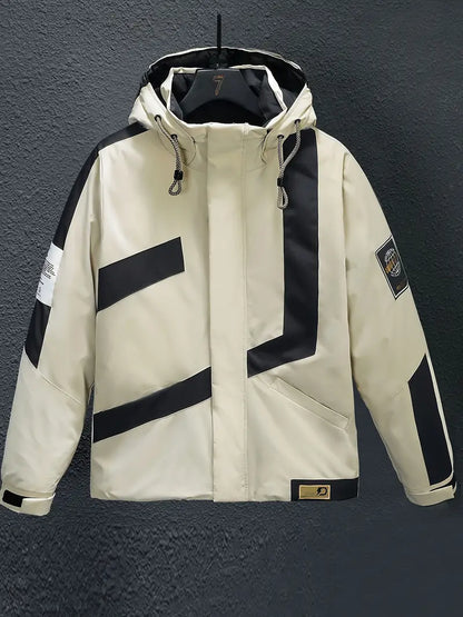 Veste d'hiver homme coupe-vent isolée