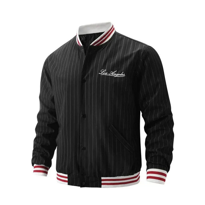 Veste de sport pour hommes, motif rayé