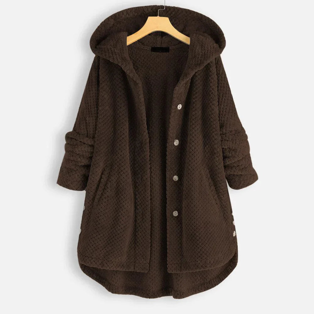Grande veste pour femme à capuche oversize Arabella