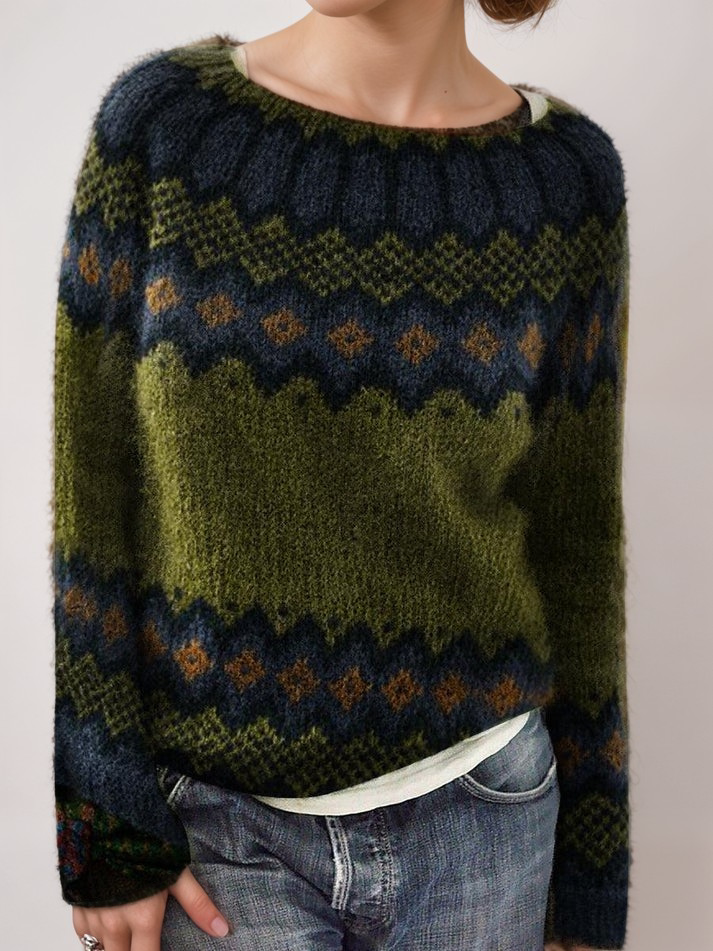 Cardigan nordique Doux et laineux Design élégant