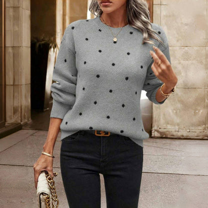 Robe classique | Pull à pois