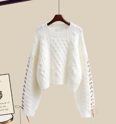 Ensemble tricot confortable Coupe ample Deux pièces Femme