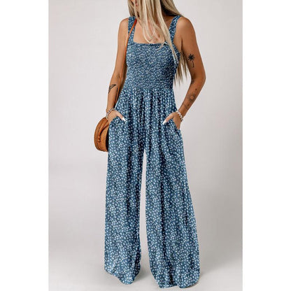 Combinaison élégante pour femme motif floral été