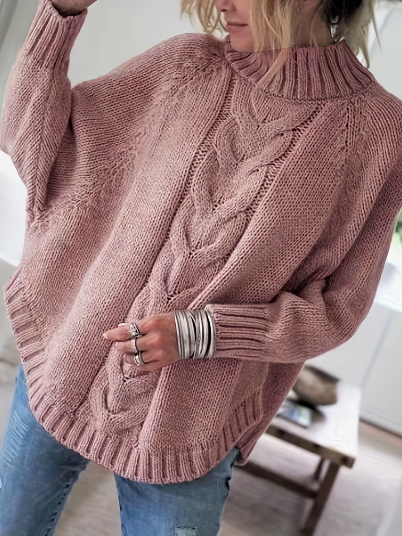 Pull-over épais confortable et douillet