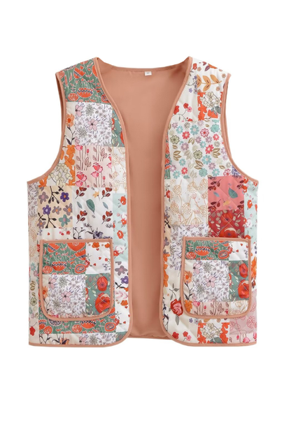 Ensemble 3 pièces en coton pour femme : veste, gilet et jupe