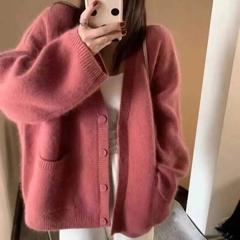 Cardigan élégant à boutons pour femme