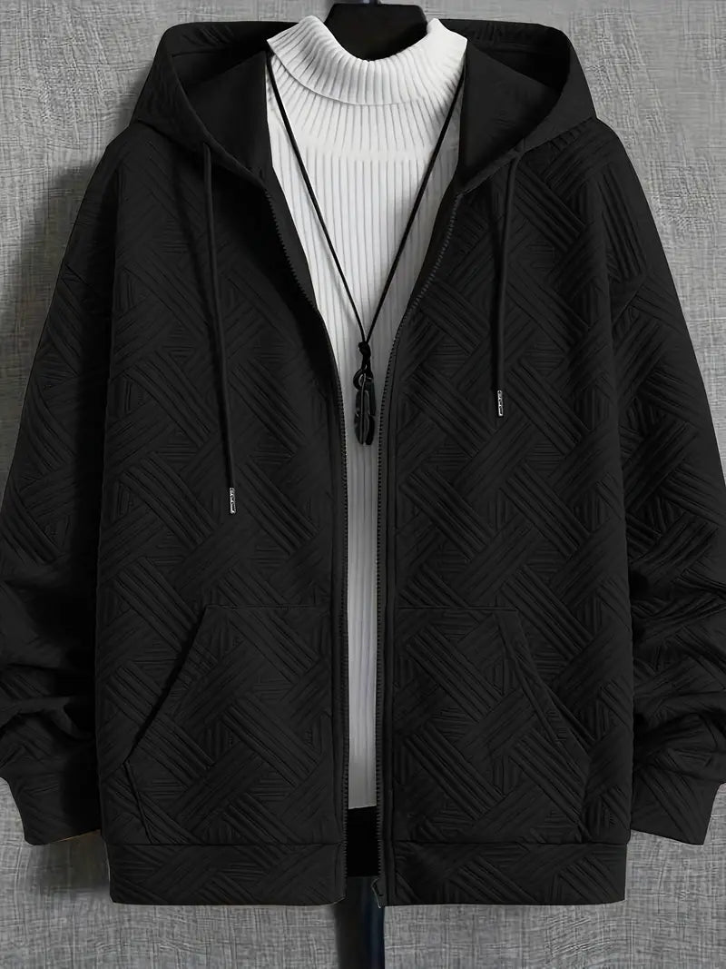 Sweat à capuche d'hiver en polaire chaude pour homme