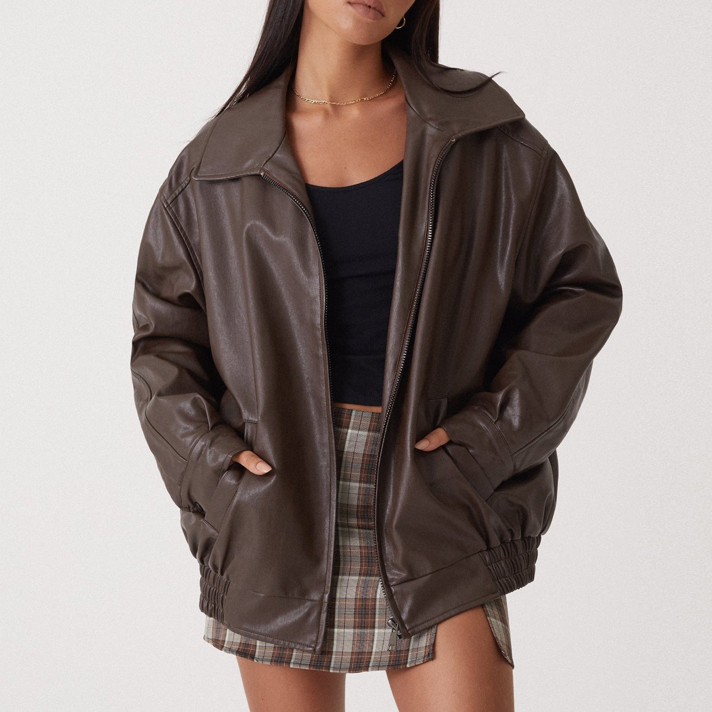 Große Damenjacke Oversized Modern Style - IdealeKleiden