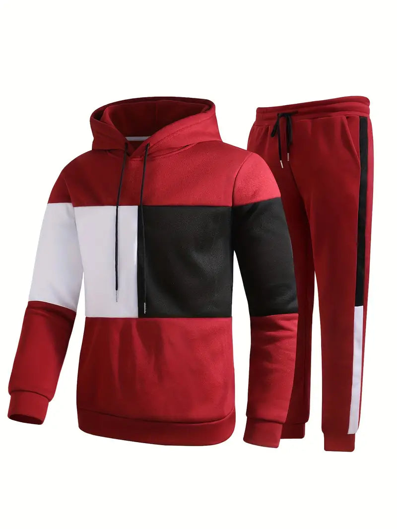 Ensemble sweat à capuche chaud et douillet pour homme