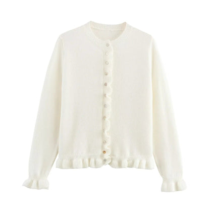 Cardigan chic pour femme avec boutons