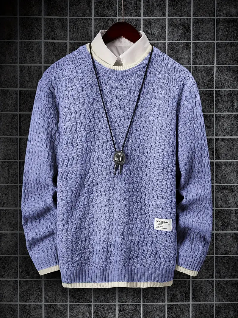 Pull décontracté homme coupe relaxed