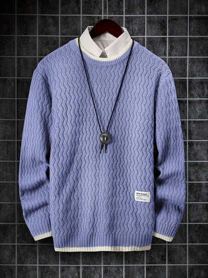 Pull décontracté homme coupe relaxed