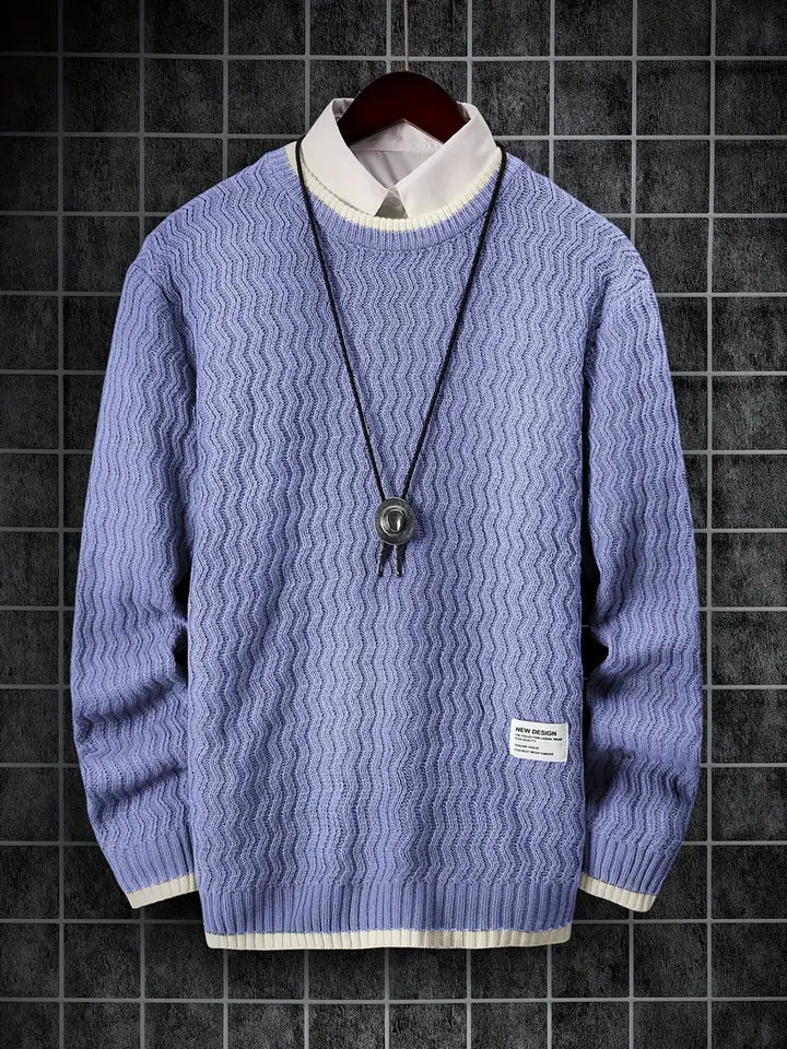 Pull décontracté homme coupe relaxed