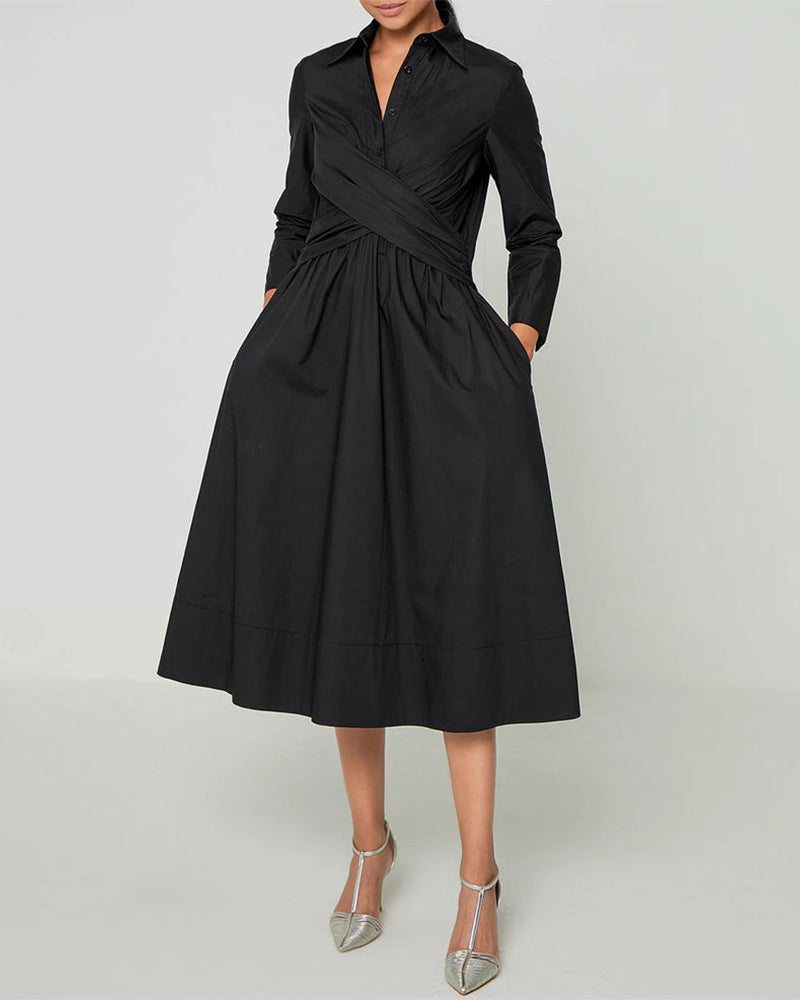 Robe femme élégante avec poches