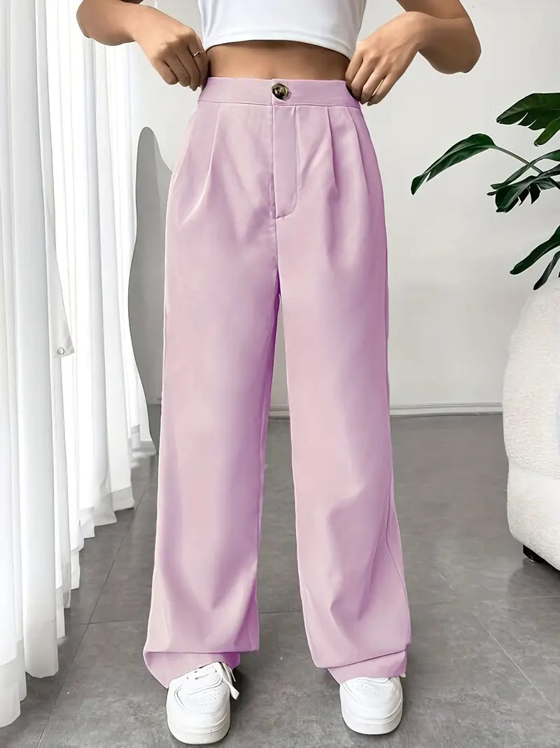 Lily - Pantalon Élégant Large pour Femmes