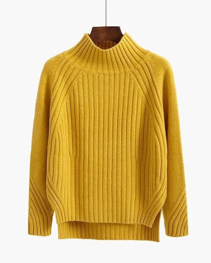 Pull col roulé hiver classique intemporel