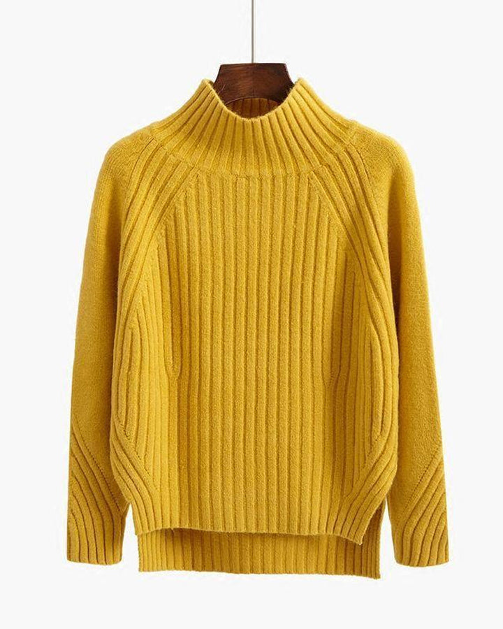 Robe en maille souple | Pull à col roulé pour femme