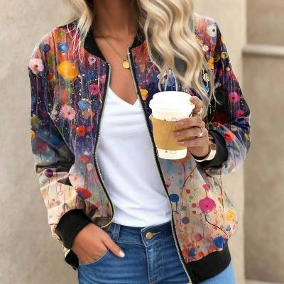 Blazer d'été femme Fleurs éclatantes