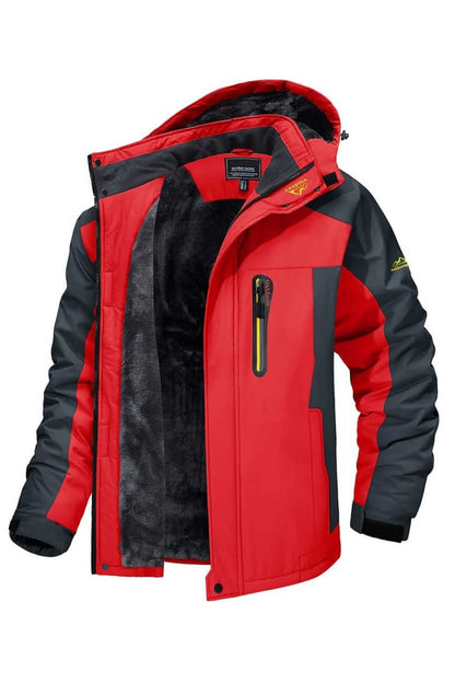 Veste d'hiver imperméable homme isolation polaire
