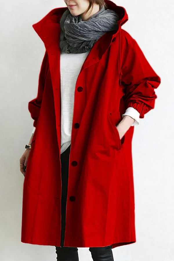 Imperméable élégant pour femme coupe ajustée