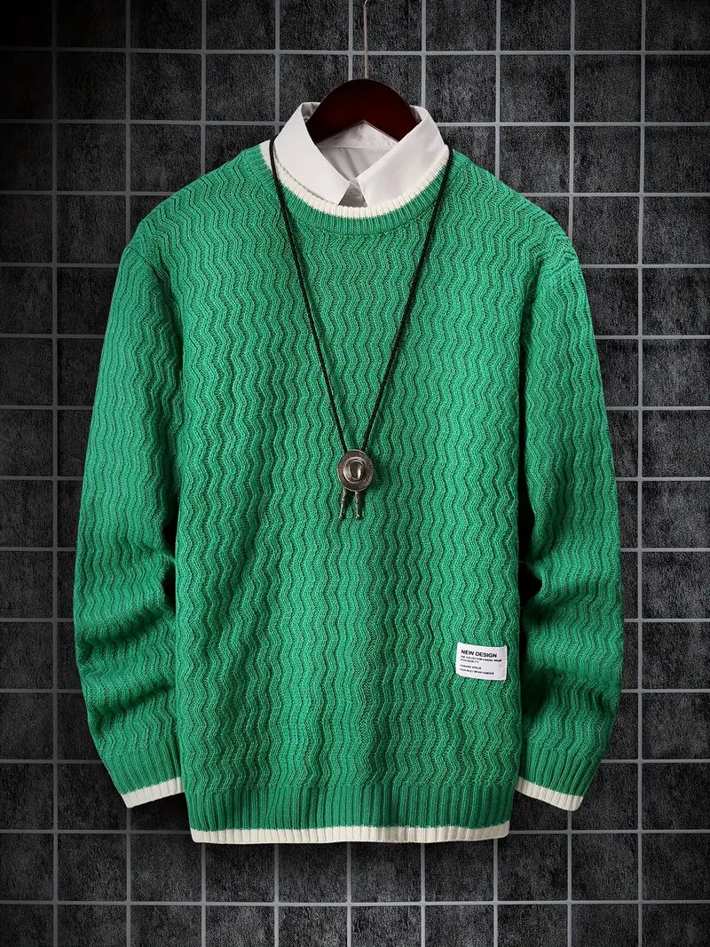 Pull décontracté homme coupe relaxed