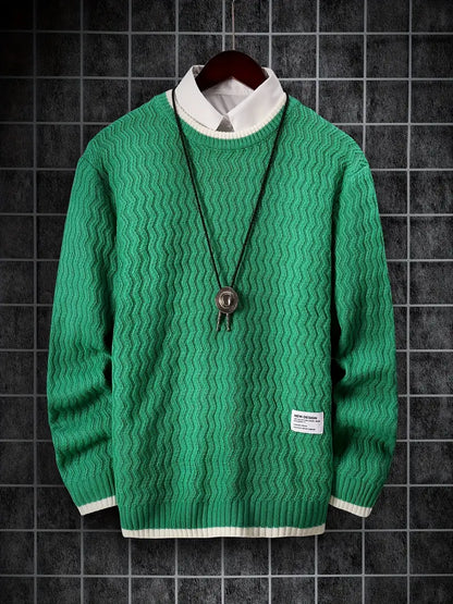 Pull décontracté homme coupe relaxed