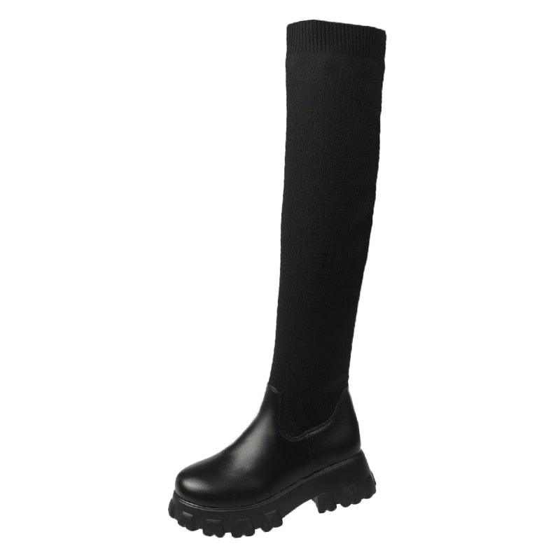 Bottes véganes femme élégantes aspect cuir