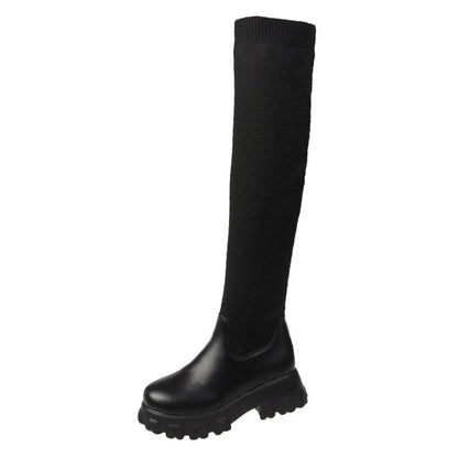 Bottes véganes femme élégantes aspect cuir