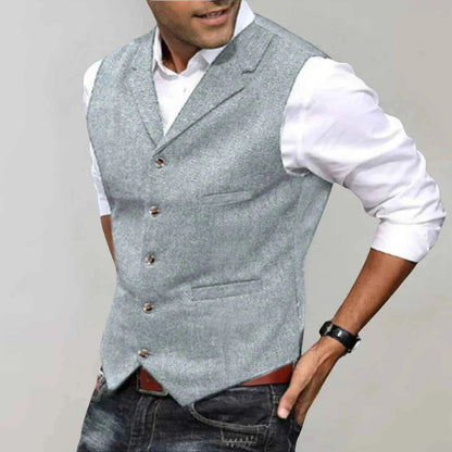 Gilet de Costume Homme Élégant Ajusté
