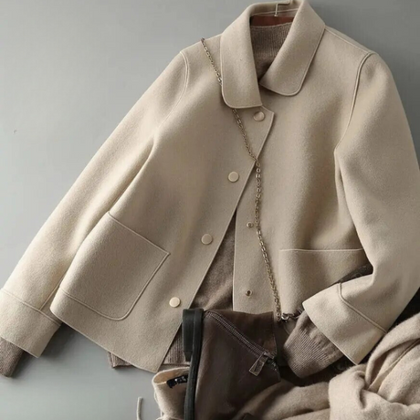Veste Courte Élégante Minimaliste Femme