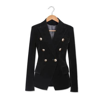 Blazer élégant en velours pour femme design élégant