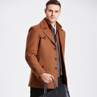 Manteau stylé en laine Darius