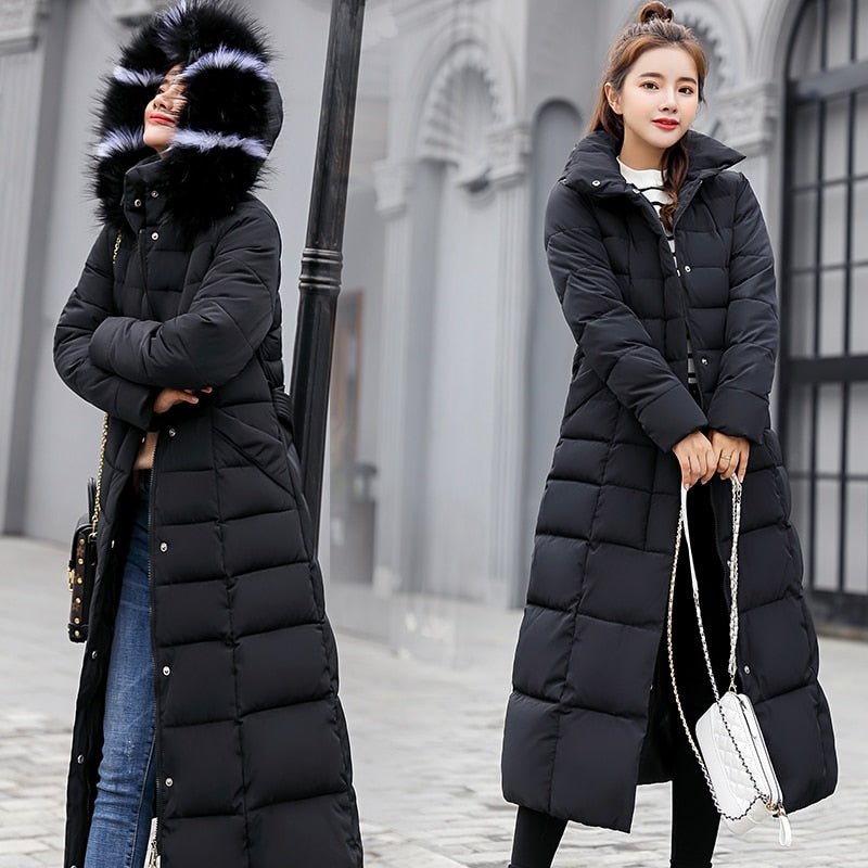 Long Manteau Doudoune Chaud et Confortable