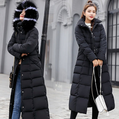 Long Manteau Doudoune Chaud et Confortable