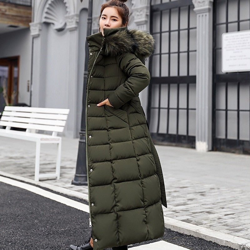 Long Manteau Doudoune Chaud et Confortable
