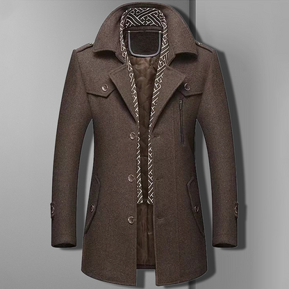 Manteau Homme Moderne Design Asymétrique une épaule