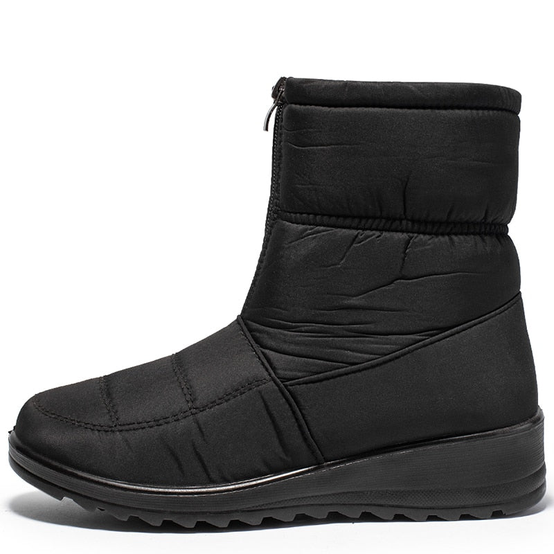 Bottes de neige imperméables chaudes pour femme