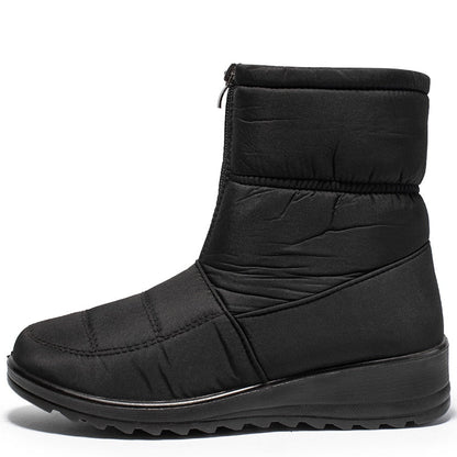 Bottes de neige imperméables chaudes pour femme